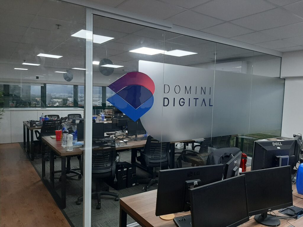 Divisoria de vidro para escritorio